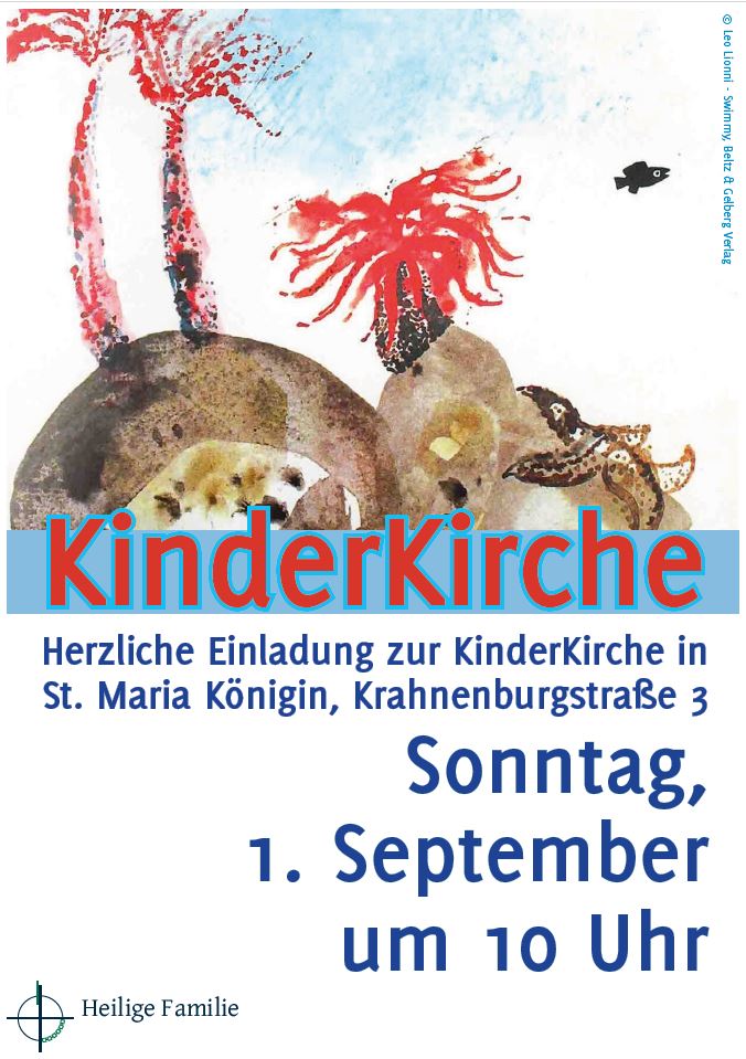 2024-09 MKö KinderKirche (c) Leo Lionni - Swimmy, Beltz & Gelberg Verlag/Vera Lender