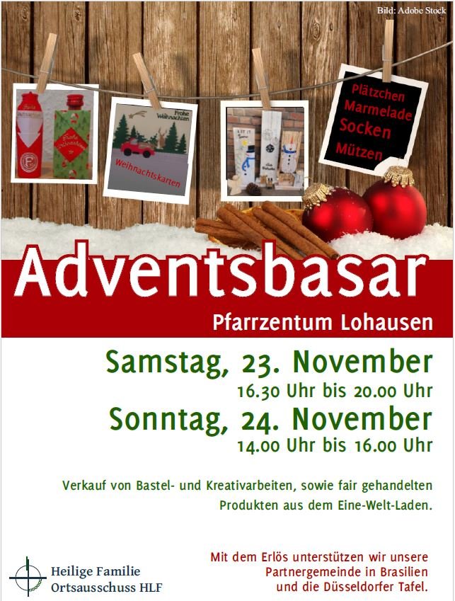 2024-11 MH Adventsbasar (c) Pixabay/Matthias Grunwald