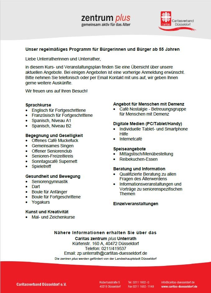 2024 regelm. Programm